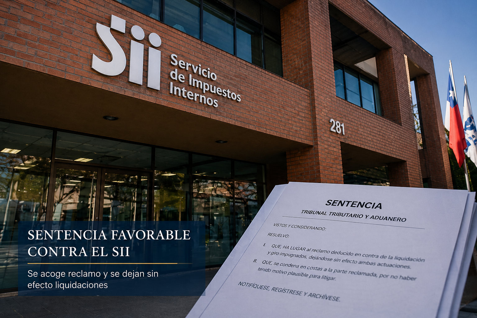 Sentencia favorable en contra del SII: se acoge reclamo y se dejan sin efecto liquidaciones